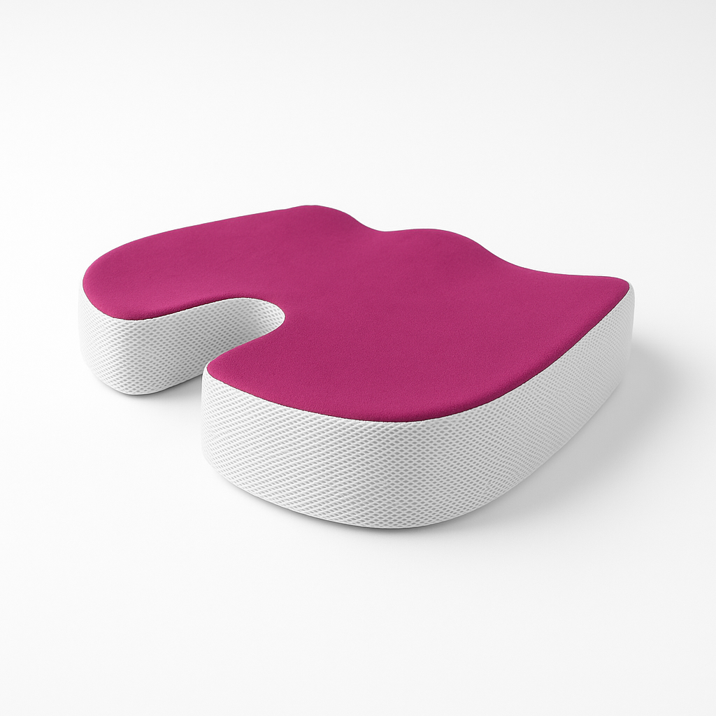 Ergonomisches Sitzkissen – Memory-Foam-Sitzunterlage aus natürlicher Viskose (40x45x9 cm)