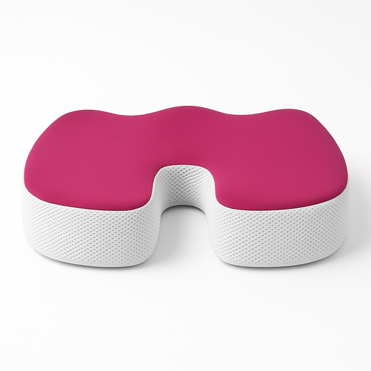 Ergonomisches Sitzkissen – Memory-Foam-Sitzunterlage aus natürlicher Viskose (40x45x9 cm)