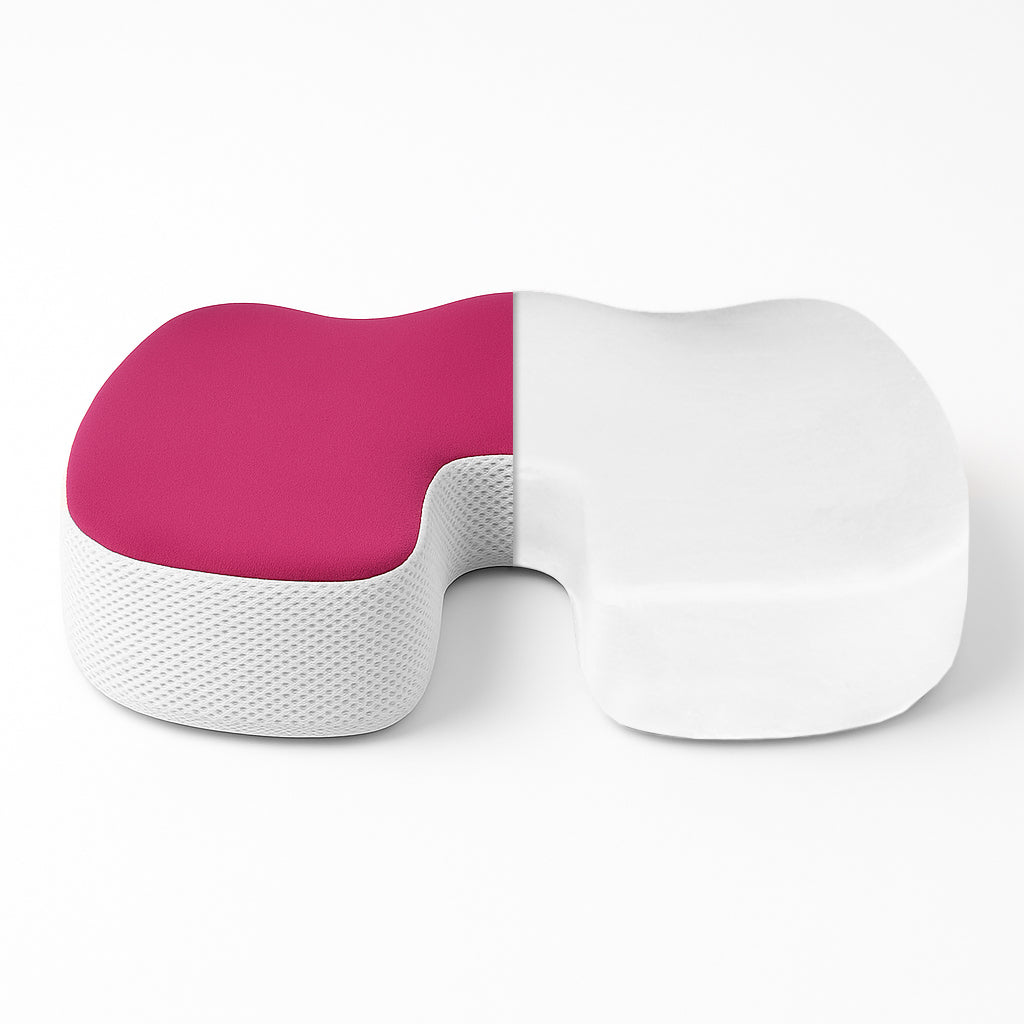 Ergonomisches Sitzkissen – Memory-Foam-Sitzunterlage aus natürlicher Viskose (40x45x9 cm)