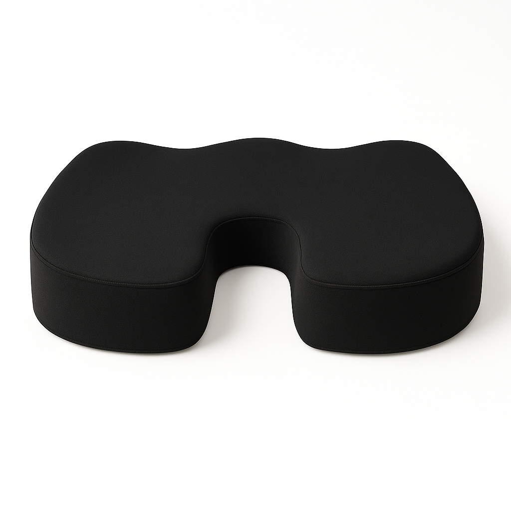 Ergonomisches Sitzkissen in Butterfly-Form-Memory Foam aus natürlicher Viskose (40x45x7 cm)