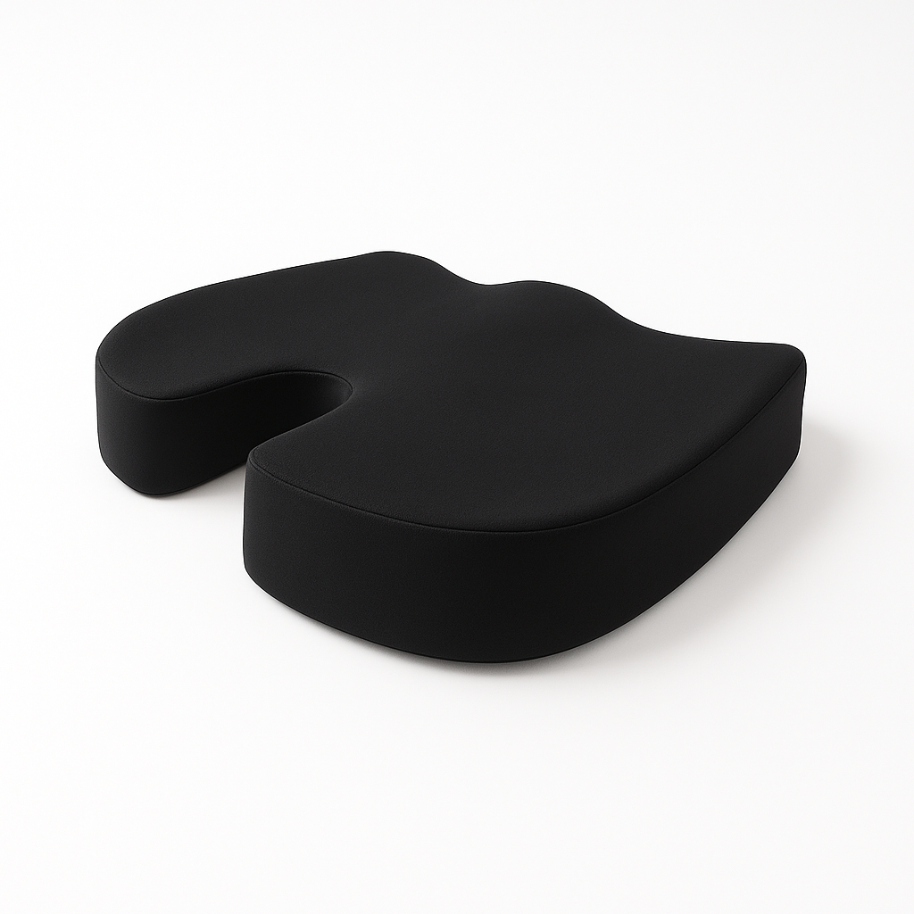 Ergonomisches Sitzkissen in Butterfly-Form-Memory Foam aus natürlicher Viskose (40x45x7 cm)