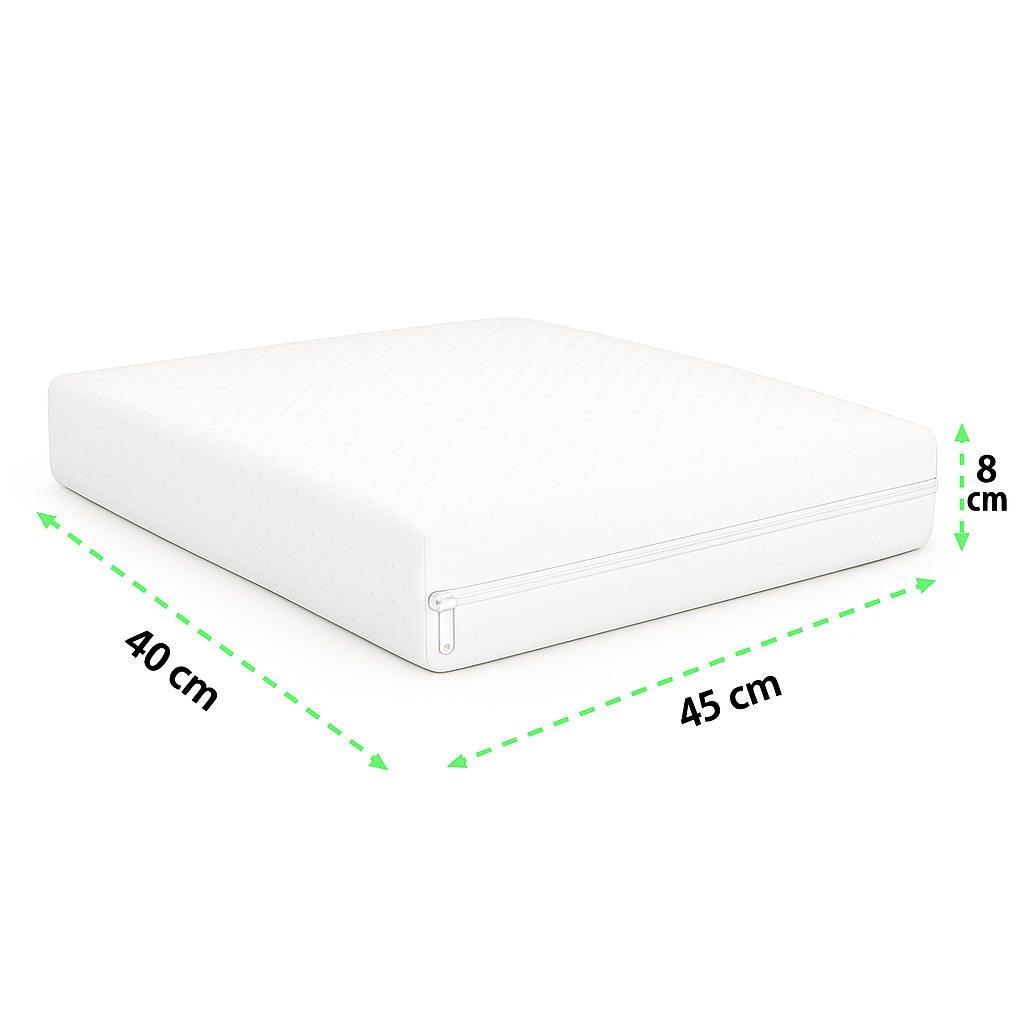 Outlet Ergonomisches Sitzkissen 40x45x8 cm