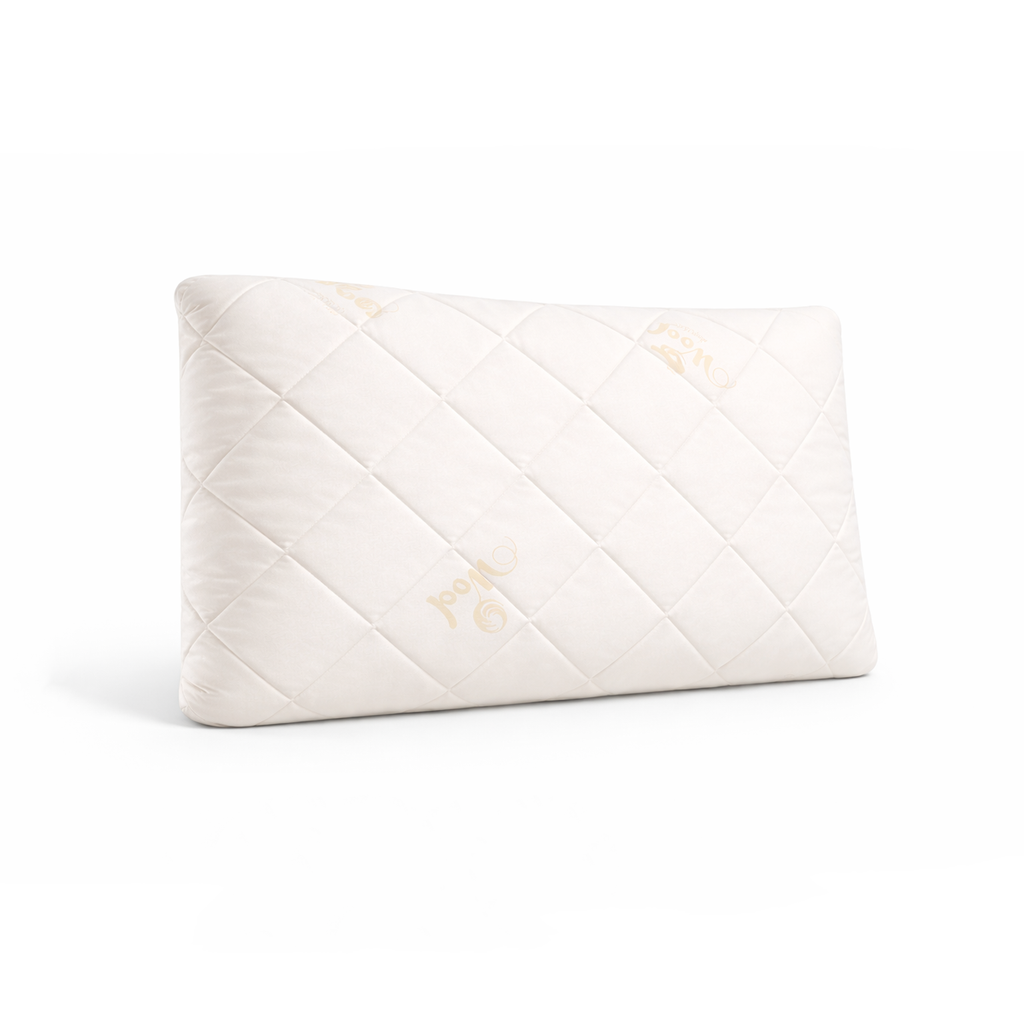 Premium Perle Schafschurwolle Kissen – Natürlich, Atmungsaktiv & Temperaturregulierend