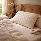 Premium Perle Schafschurwolle Kissen – Natürlich, Atmungsaktiv & Temperaturregulierend