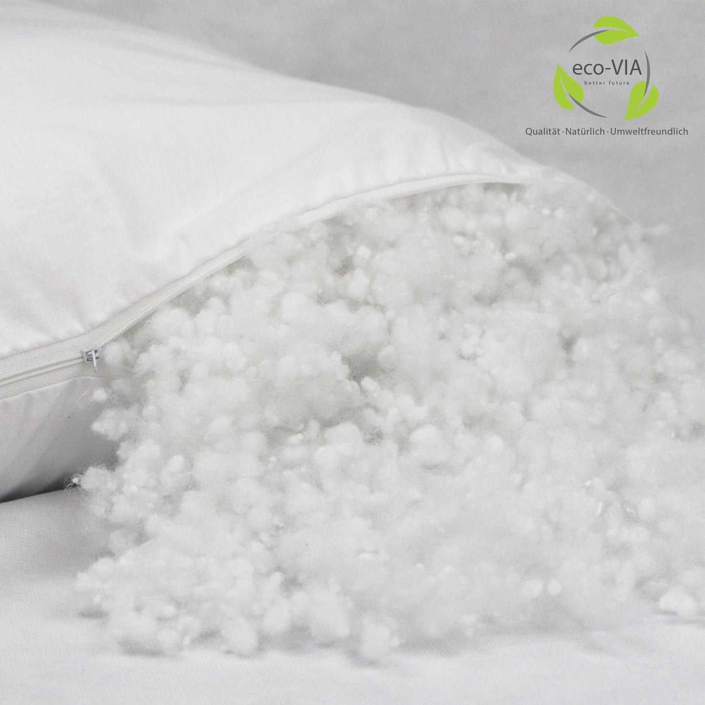 Serie “Standard” Premium Kopfkissen | Weiches & formstabiles Kissen mit Baumwollbezug