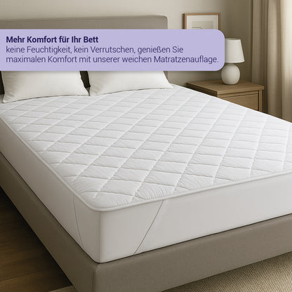 Topper Matratzenauflage – Weicher & pflegeleichter Matratzenschoner aus Microfaser