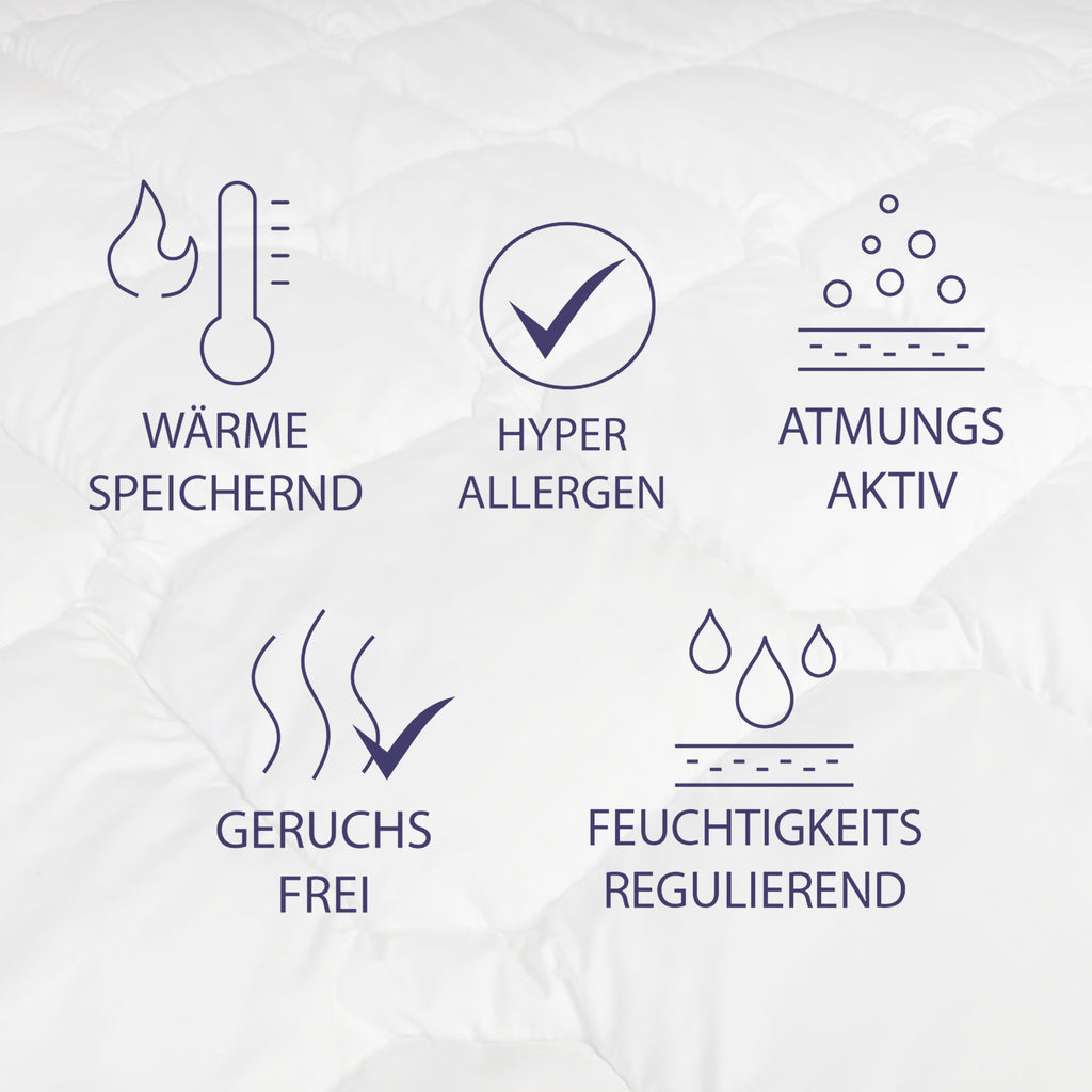 Mono Premium Microfaser Steppdecke