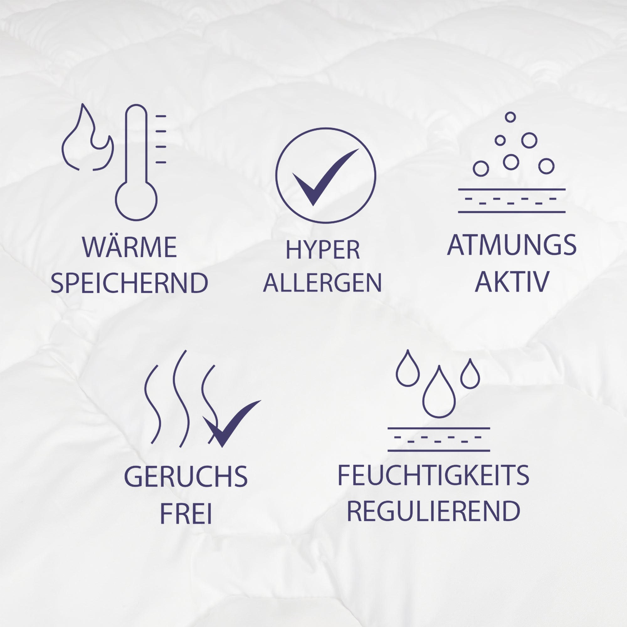 Mono Premium Microfaser Steppdecke