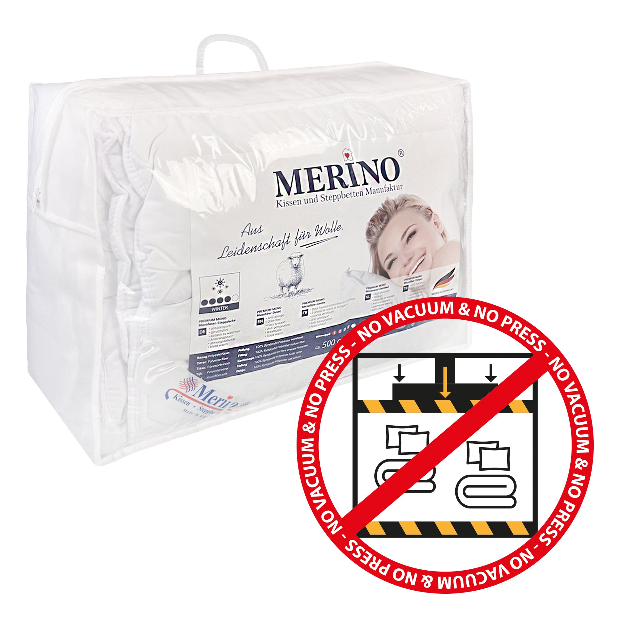 Mono Premium Microfaser Steppdecke