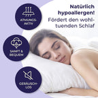 Premium Perle Nackenrolle – Weiches & formstabiles Nackenstützkissen mit verstepptem Baumwollbezug