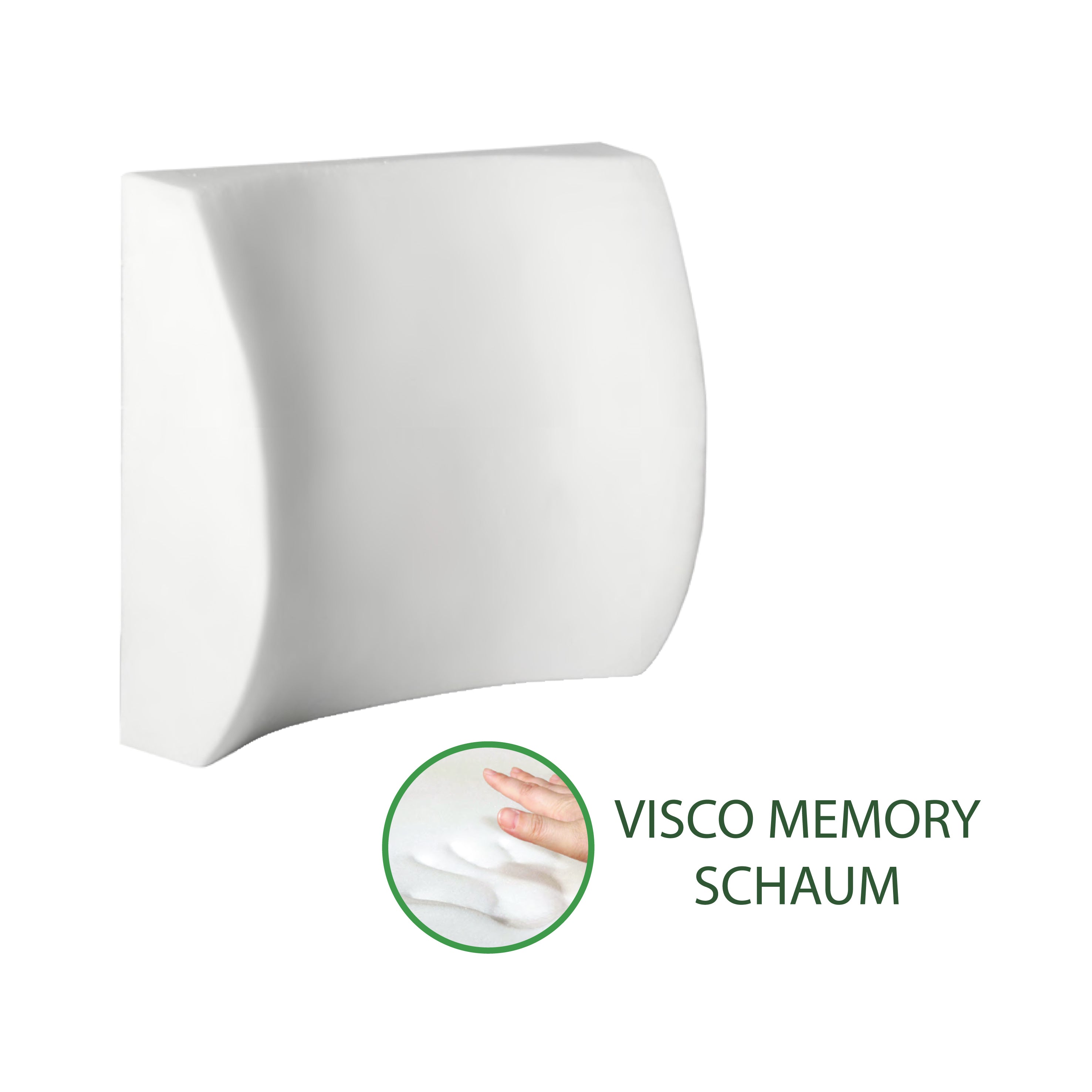Ergonomisches Rückenkissen mit Memory-Foam