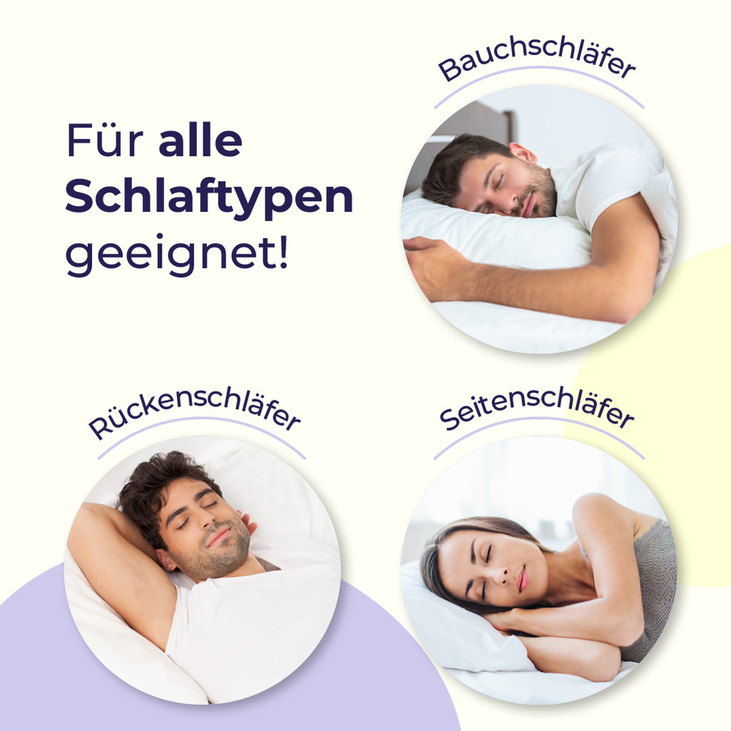 Perle Premium Rundkissen – Weiches & formstabiles rundes Kopfkissen