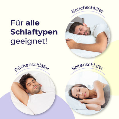 Perle Premium Rundkissen – Weiches & formstabiles rundes Kopfkissen