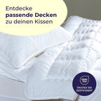 Perle Premium Rundkissen – Weiches & formstabiles rundes Kopfkissen