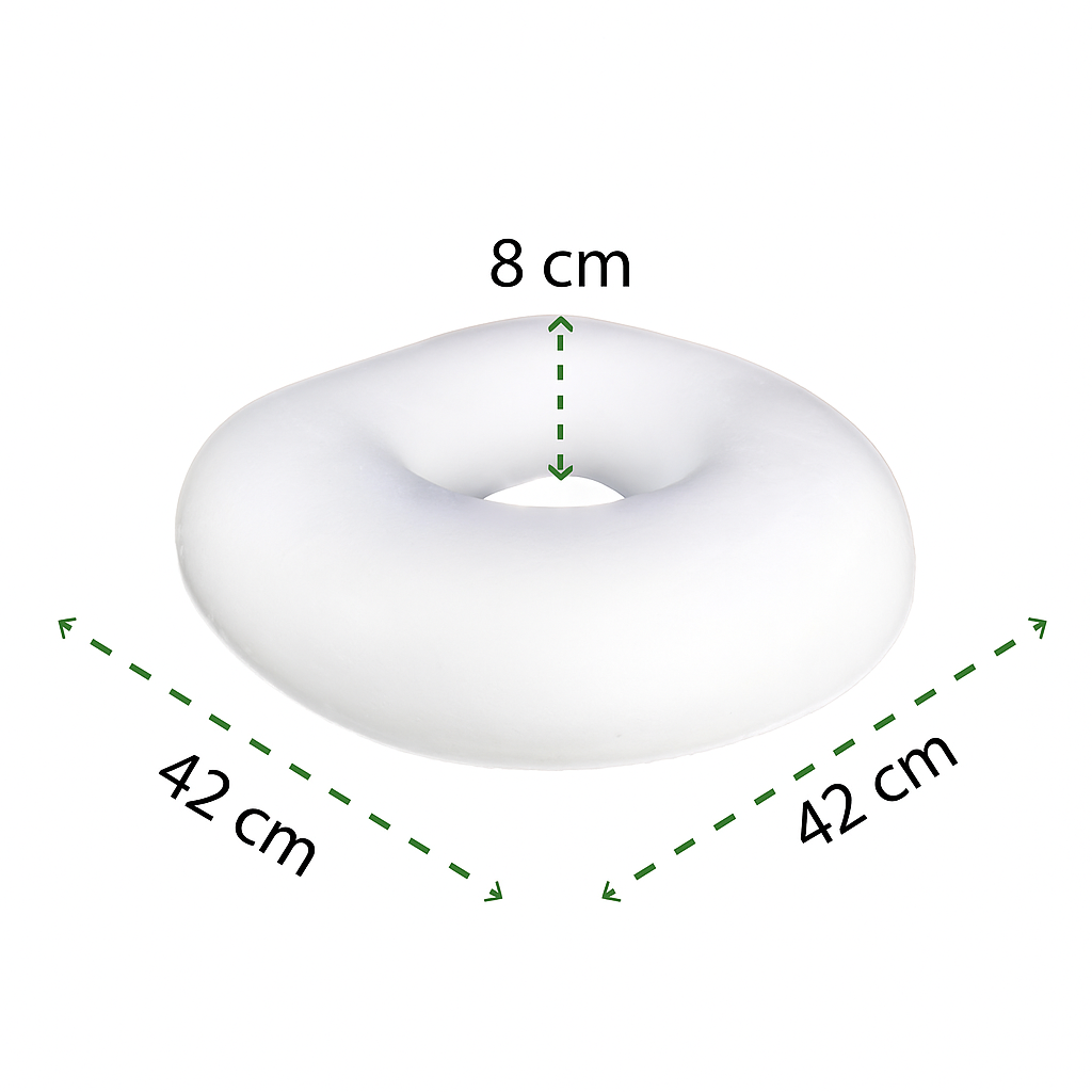 Merino Ergonomischer Sitzring – Donut Sitzkissen aus viskoelastischem Memory-Schaum (42x42x8 cm)