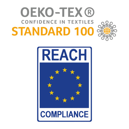 Merino Stuhlsitzkissen Rosenmuster – 4er Set für Innen & Außen