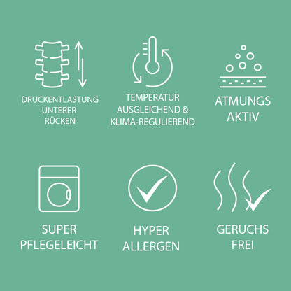 Outlet Ergonomisches Sitzkissen 40x45x8 cm