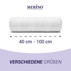 Premium Perle Nackenrolle – Weiches & formstabiles Nackenstützkissen mit verstepptem Baumwollbezug