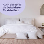 Serie “Perle” Premium Kopfkissen - Verstepptes Kissen mit Reißverschluss