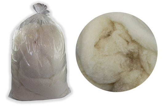 Schurwolle Füllwatte 1 Kg | Füllmaterial aus 100% Schurwolle